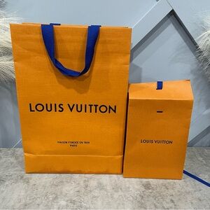 Louis Vuitton Orange Shopping Bags